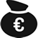 Ikona zobrazujúce mešec s peniazmi
